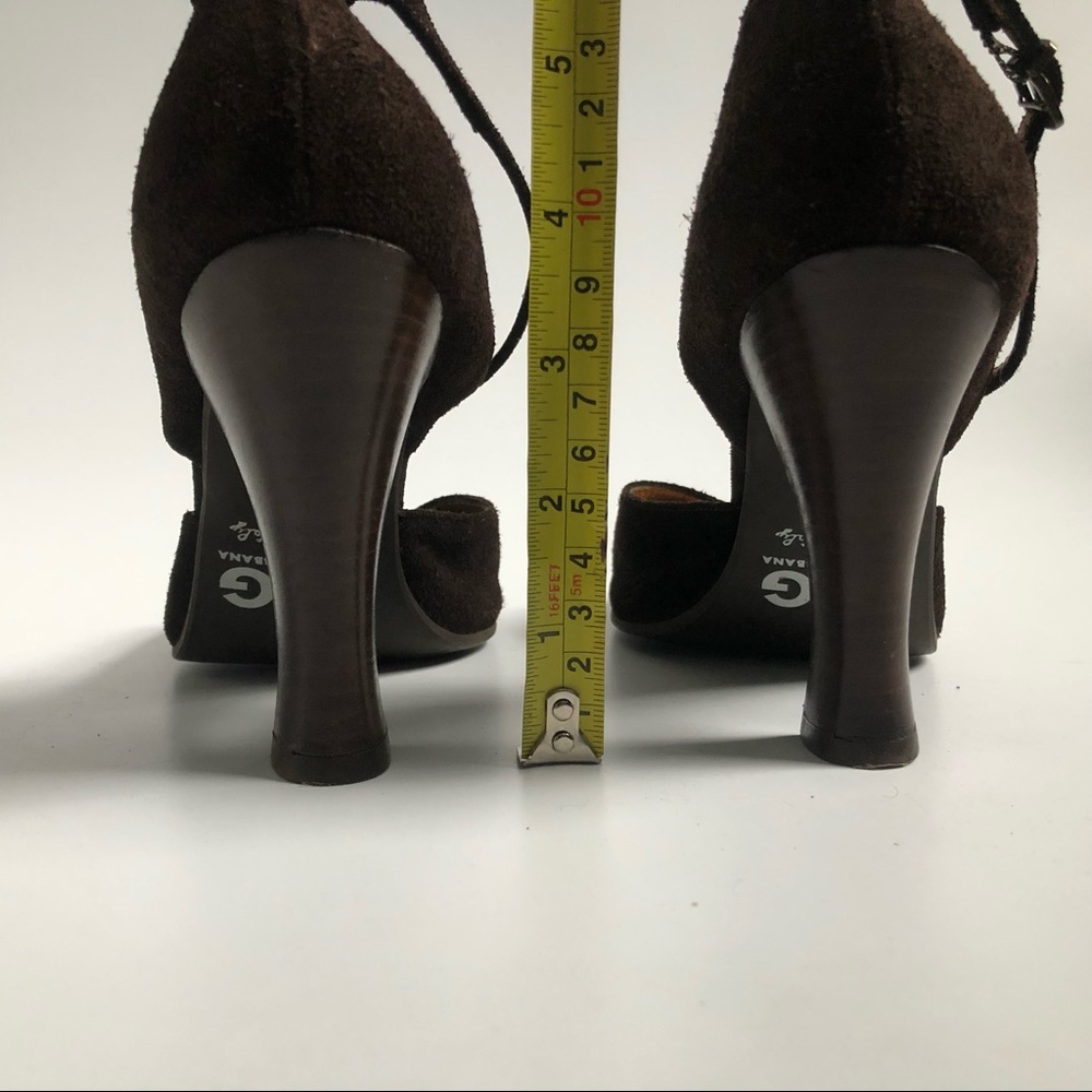 Vintage Dolce & Gabbana Peep Toe Sandals with Ankle Strap - Picture 6 of 8